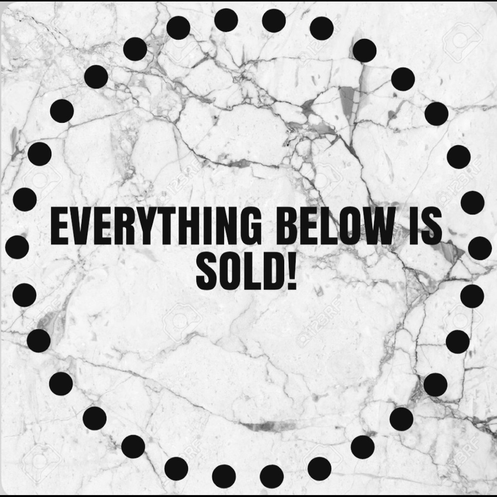 All items below are sold